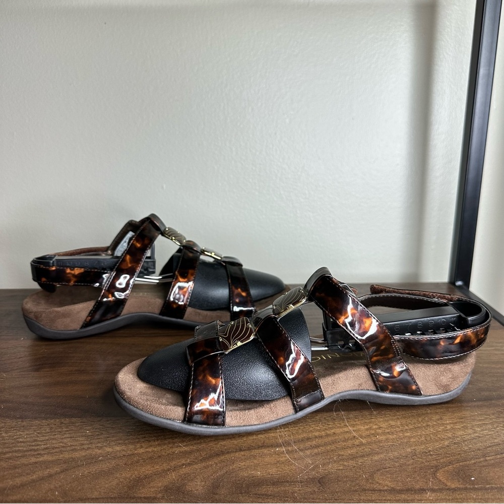 Vionic Brown Amber Adjustable Strap Sandals 8 Wom… - image 2